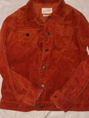 Universal Thread Corduroy Trucker Jacket - Rust